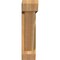 Ekena Millwork Traditional Slat Rough Sawn Bracket w/ Offset Brace, Western Red Cedar, 6"W x 24"D x 24"H BKT0604X24X24TRA06RWR - alternate 4